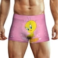 thumbnail image 1 of Looney Tunes Tweety Mens Boxer Briefs Active Stretch Breathable Underwear, Comfortable Gym Boxer Briefs, 1 of 7