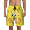 thumbnail image 1 of Looney Tunes Tweety Mens Swim Trunks Quick Dry Board Shorts With Mesh Lining, Beach Shorts Swimwear Bathing Suits, 1 of 7