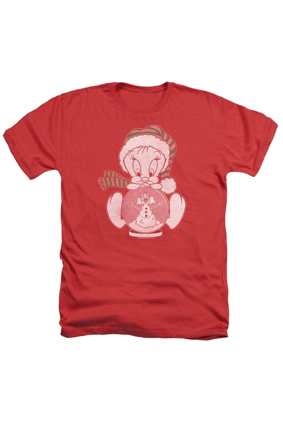 Looney Tunes - Tweey Globe - Heather Short Sleeve Shirt - Medium