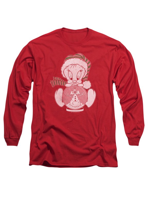 Looney Tunes - Tweey Globe - Long Sleeve Shirt - Large