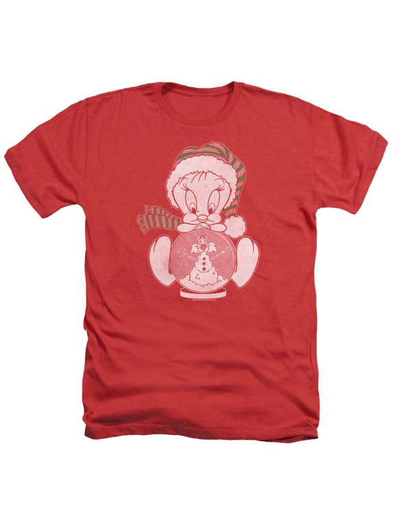 Looney Tunes Tweey Globe Mens Heather Shirt