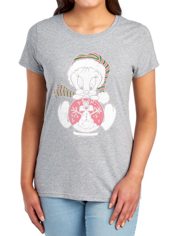 Tweey Globe Women's T Shirt, Athletic Heather, Small
