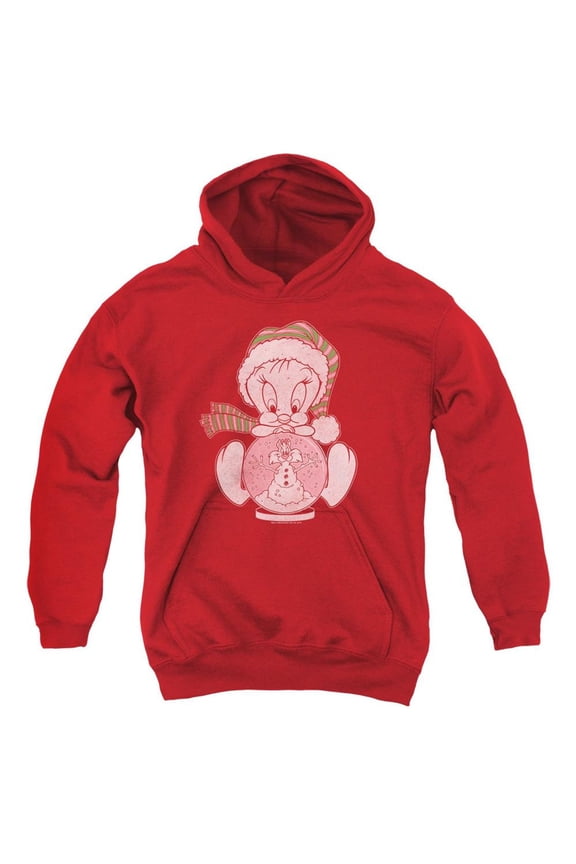 Looney Tunes - Tweey Globe - Youth Hooded Sweatshirt - Medium