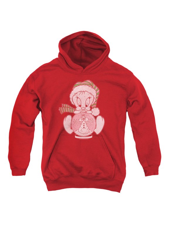 Looney Tunes - Tweey Globe - Youth Hooded Sweatshirt - X-Large