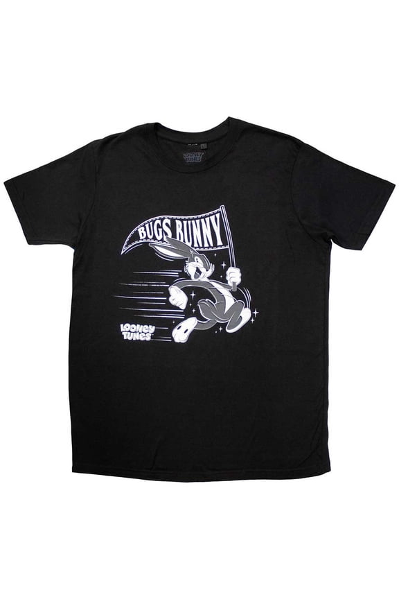 Looney Tunes Unisex T-Shirt: Retro Bugs Flag (Small)