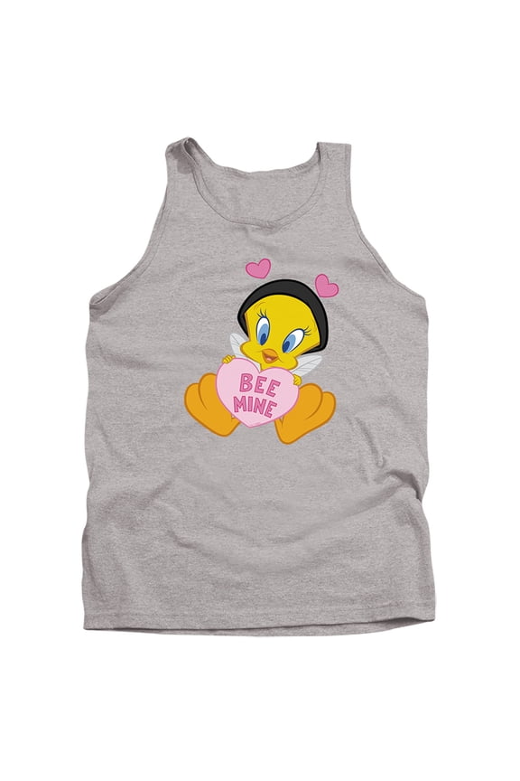 Valentine's Day Tweety Bee Mine Unisex Adult Tank Top