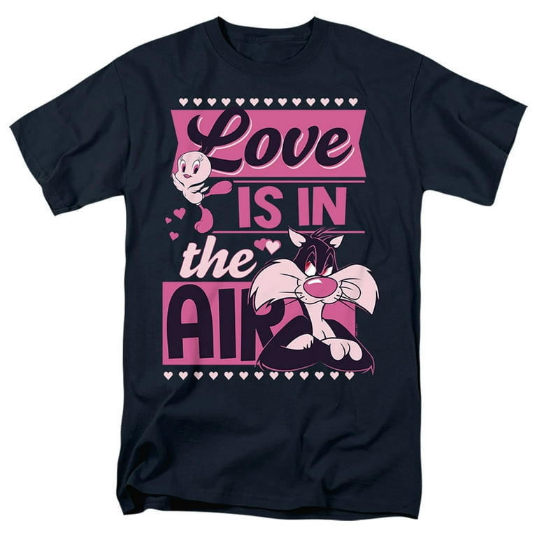 Looney Tunes Mens Sylvester Unisex T-Shirt Adult Looney Tunes Mens Sylvester Unisex T-Shirt Adult