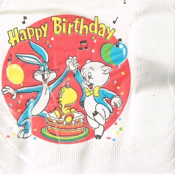 Looney Tunes Vintage Red Small Napkins (30ct)