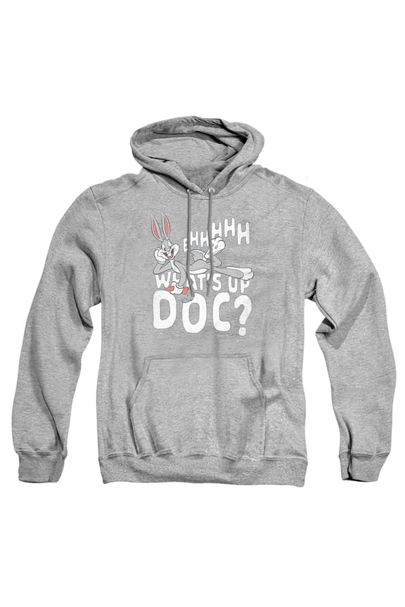 Whats Up Unisex Adult Pull-Over Heather Hoodie, Small, Athletic Heather