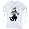 thumbnail image 1 of Looney Tunes Wile E. Coyote Busted Kids Long Sleeve T Shirt (Medium) for Youth Boys and Girls, White, 1 of 4