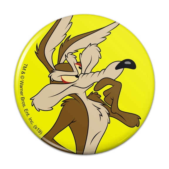 Looney Tunes Wile E Coyote Kitchen Refrigerator Locker Button Magnet