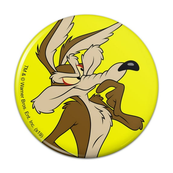 Looney Tunes Wile E Coyote Kitchen Refrigerator Locker Button Magnet