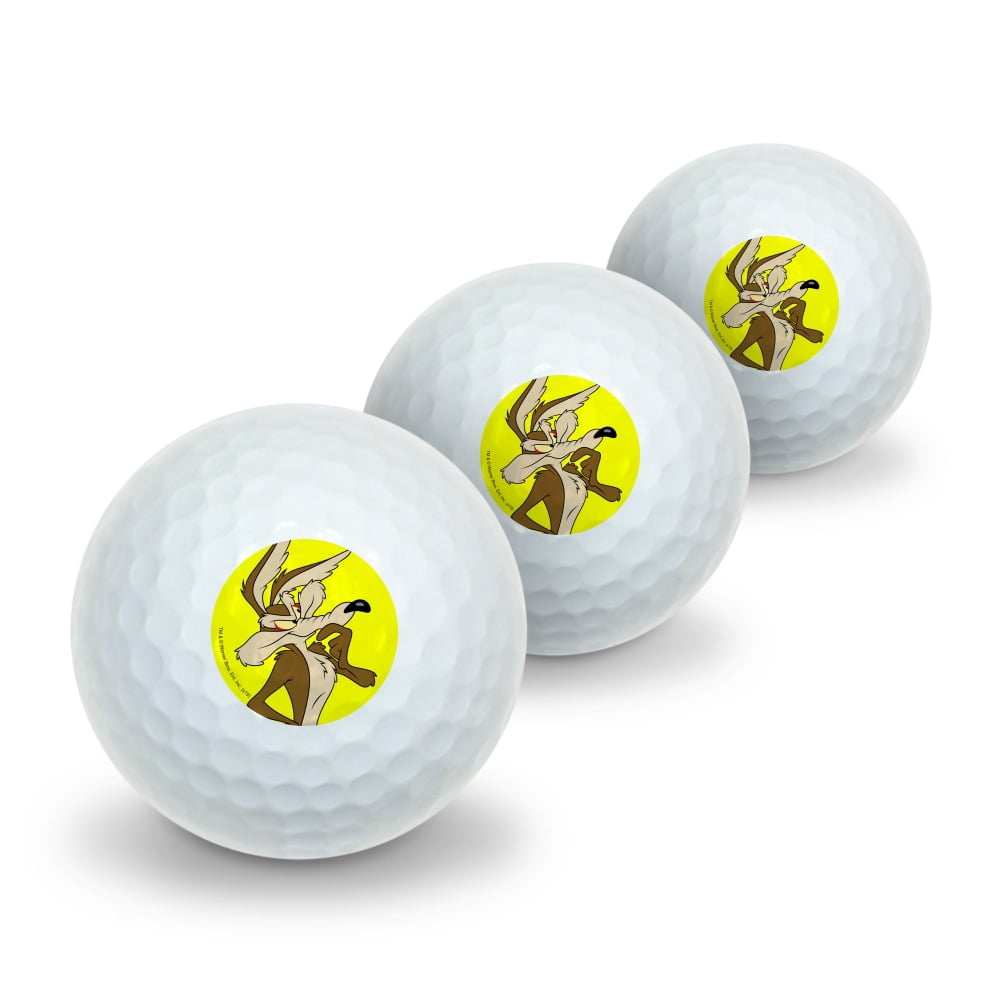 Looney Tunes Wile E Coyote Novelty Golf Balls 3 Pack - Walmart.com