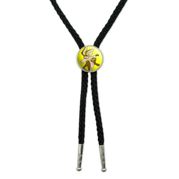 Looney Tunes Wile E Coyote Western Southwest Cowboy Necktie Bow Bolo Tie