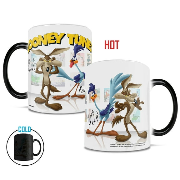 Looney Tunes (Wile E. Coyote and Road Runner) Morphing Mugs Heat-Sensitive Mug