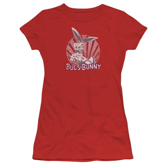 Looney Tunes Wishful Thinking S/S Junior Women's T-Shirt Sheer Red