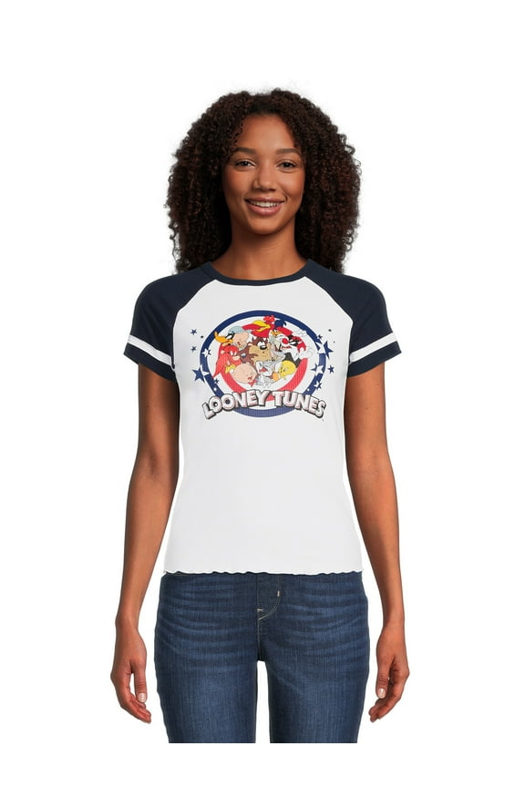 Women's Graphic Print Raglan Tee