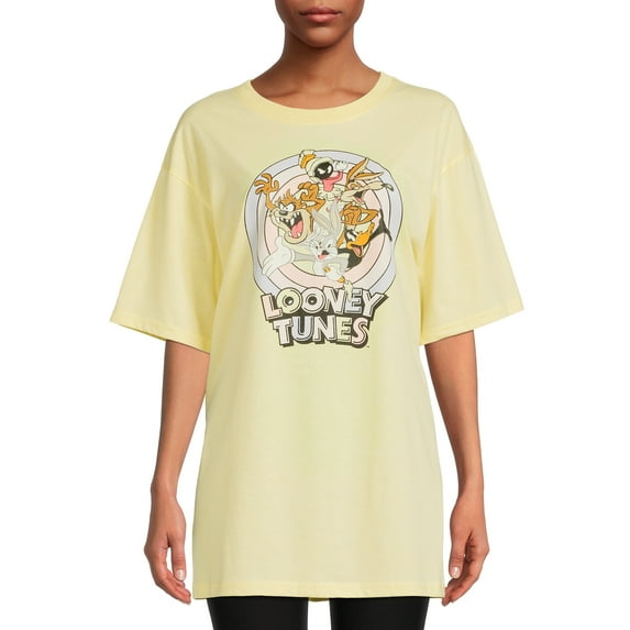 Looney Tunes Women's Juniors Short Sleeve Graphic Tee