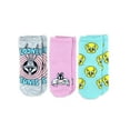 thumbnail image 1 of Looney Tunes Women's No Show Socks, 3-Pack, Size 4-10, 1 of 4