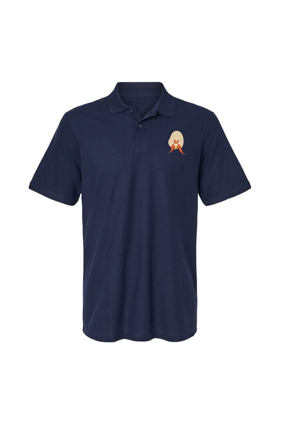 Yosemite Sam Cotton Polo Shirt, Navy, Large