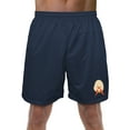thumbnail image 1 of Looney Tunes Yosemite Sam Mens Lined Mesh Shorts, Navy, Small, 1 of 6