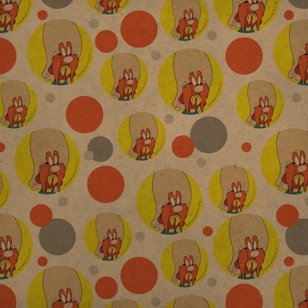 Looney Tunes Yosemite Sam Premium Kraft Gift Wrap Wrapping Paper Roll