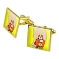 thumbnail image 1 of Looney Tunes Yosemite Sam Square Cufflink Set - Silver or Gold, 1 of 6