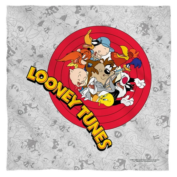 Looney Tunes/group Burst-bandana-white-22x22