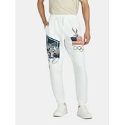 TEAM USA X LOONEY TUNES Looney Tunes x Team USA Olympics Bugs Bunny Licensed Men's and Big Men's Jogger Pants, Sizes S - 3XL