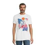 Looney Tunes x Team USA Men's Bugs Bunny Graphic Tee with Short Sleeves, Sizes S-3XL