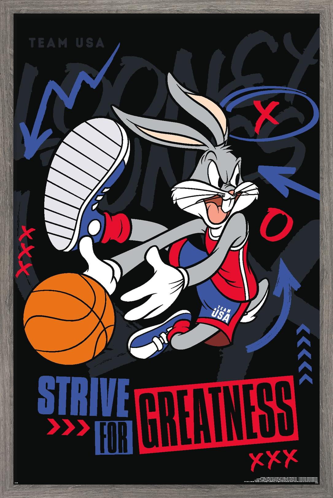 Looney Tunes x Team USA Strive For Greatness Wall Poster,