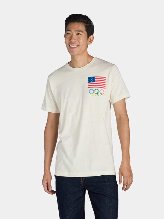 Looney Tunes x Team USA Olympics Men's and Big Men's Graphic Tee Shirt, Sizes S-3XL