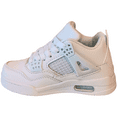 thumbnail image 1 of Loonyx Little Boys' Comfort Athletic Sneaker, White, Size 3, 1 of 5