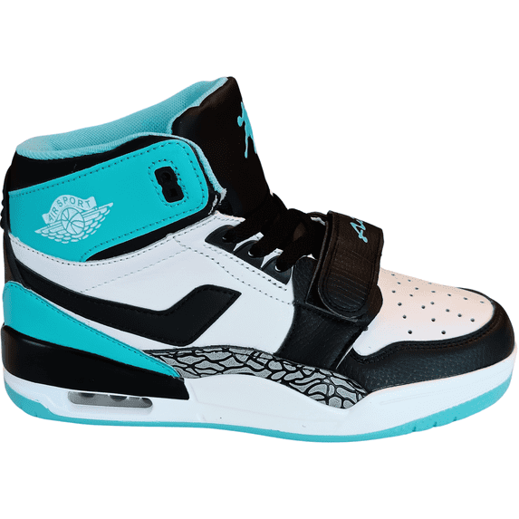 Loonyx Women's Light Green Lace-Up Sport High-Top Stylish Sneakers, Size 5