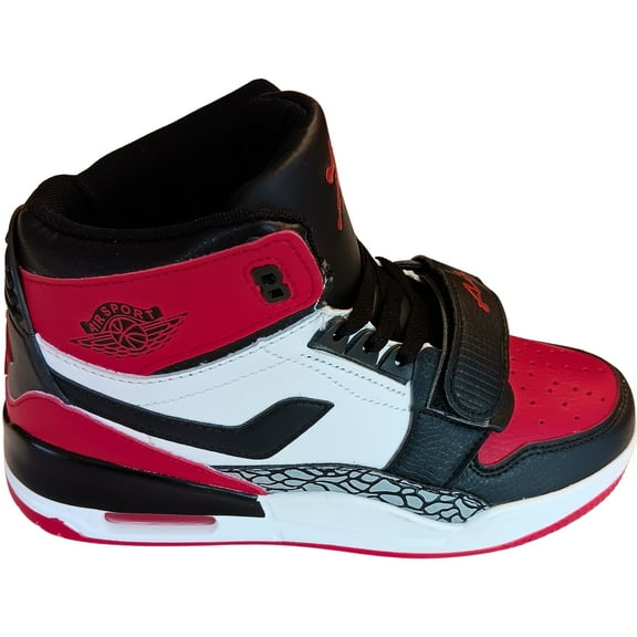 Loonyx Women's Red Lace-Up Sport High-Top Stylish Sneakers, Size 10