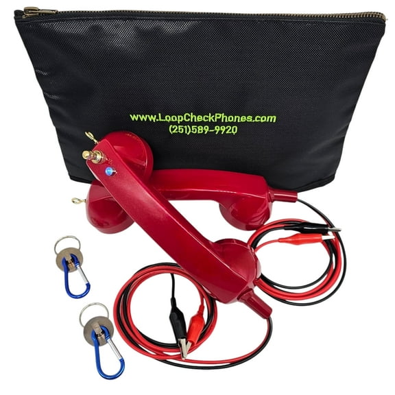 Loop Check Phones Continuity Test Electrician Phone Set ES001-RM with Magnets