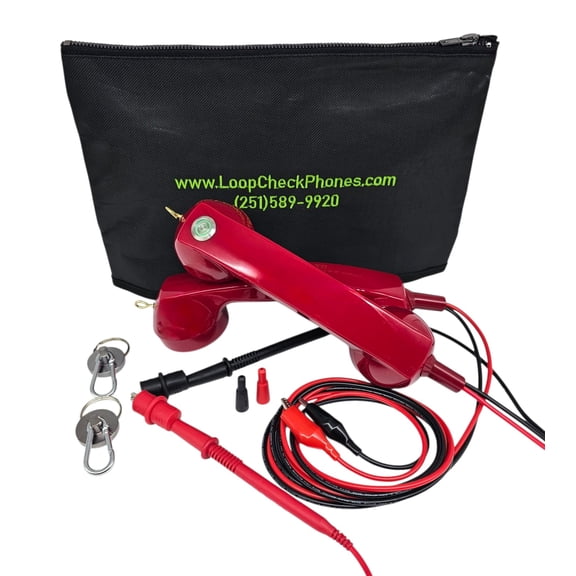 Loop Check Phones Continuity Test Electrician Phone Set JE001-NRM with 2 MAGNETS