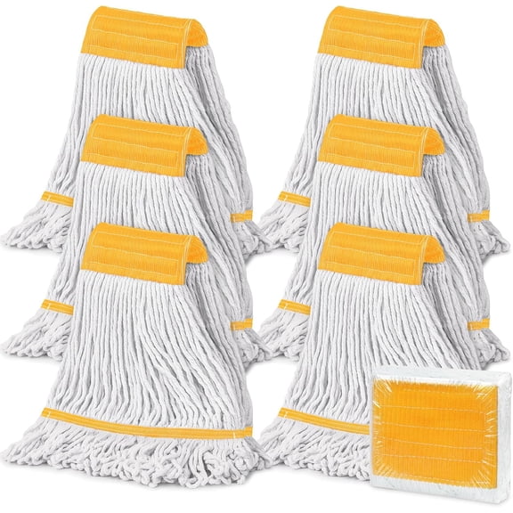 Loop End Cotton Blend String Mop Head Refill for Side Loading and Clamp Style Mops