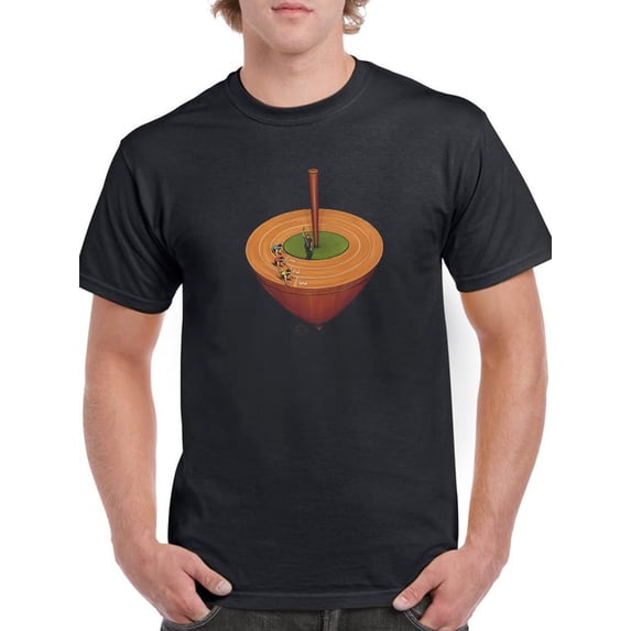 Loop Games T-Shirt Men -Ali Rastroo Designs, Male Large
