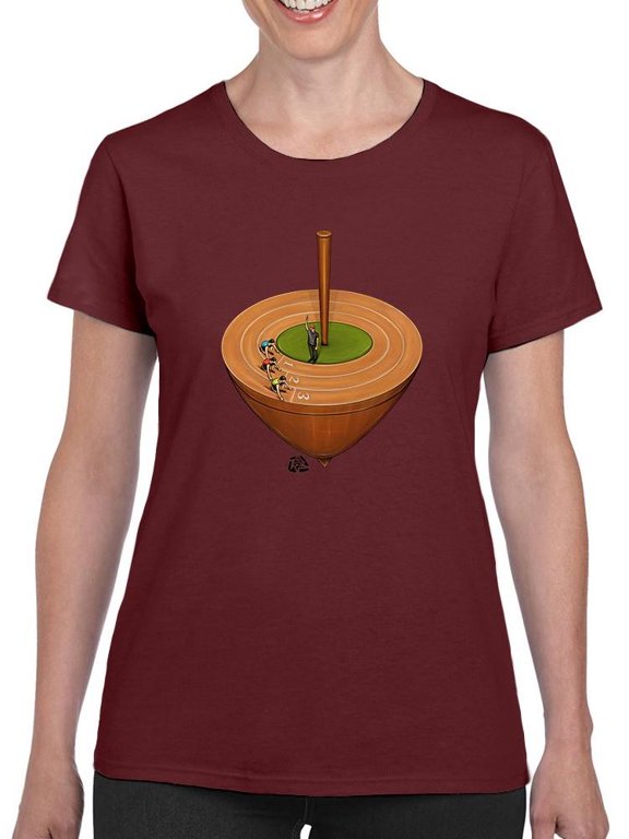 Loop Games T-Shirt Women -Ali Rastroo Designs, Female Large