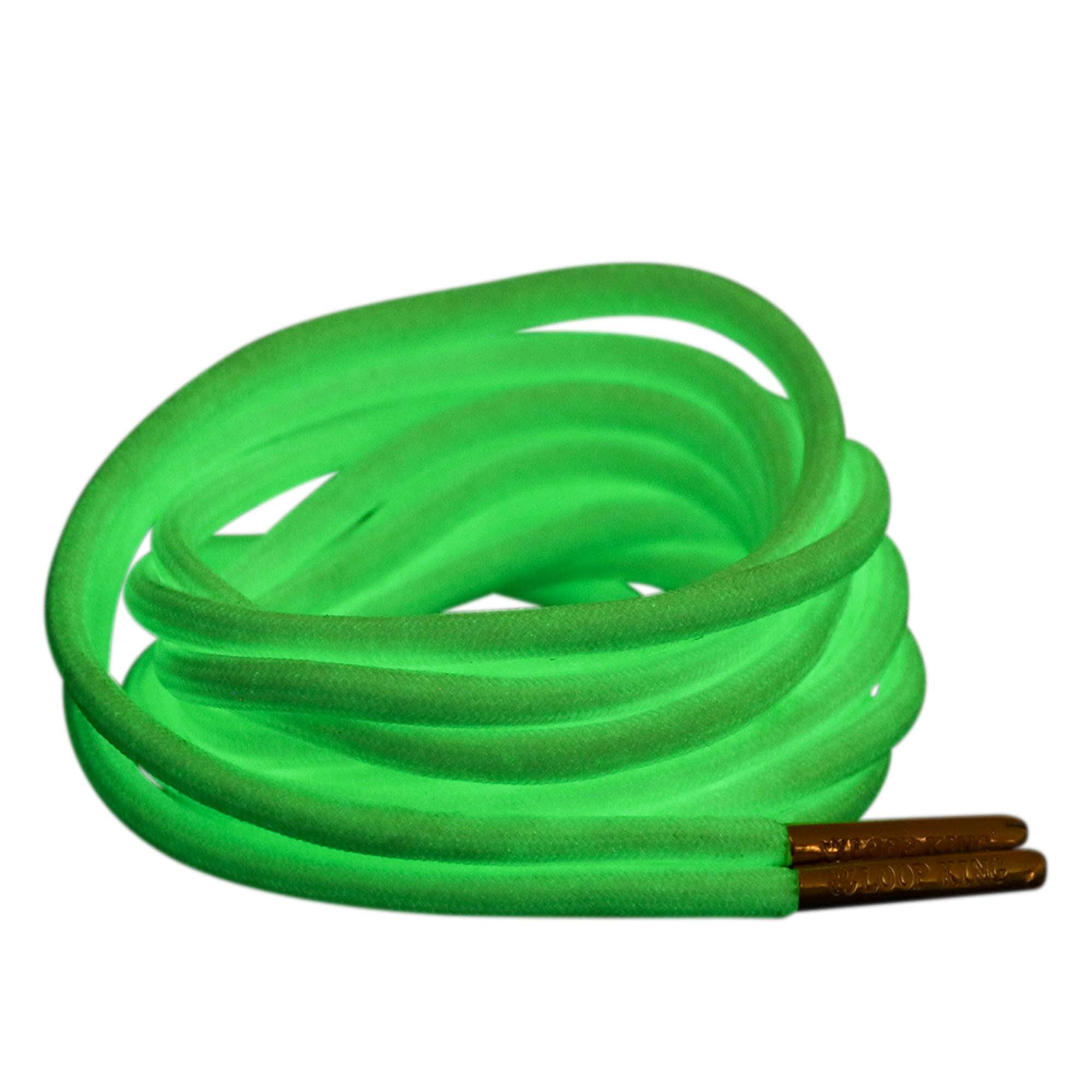 Loop King Laces Glow in the Dark Shoe Laces w/ Metal Aglet Tips for Men ...