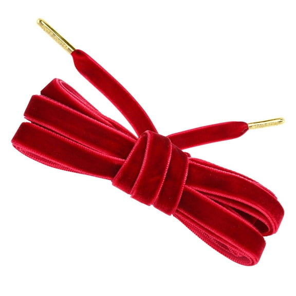 Loop King Laces Velvet Shoe Laces with Metal Aglet Tips for Men Women Kids, 1 Pair