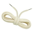thumbnail image 1 of Loop King Shoe Laces - Oval/Sb Laces with Durable Plastic Tips - Perfect for Athletic Adults and Kids – Sail/Cream Plastic Tips – 1 Pair 55 inch, 1 of 5