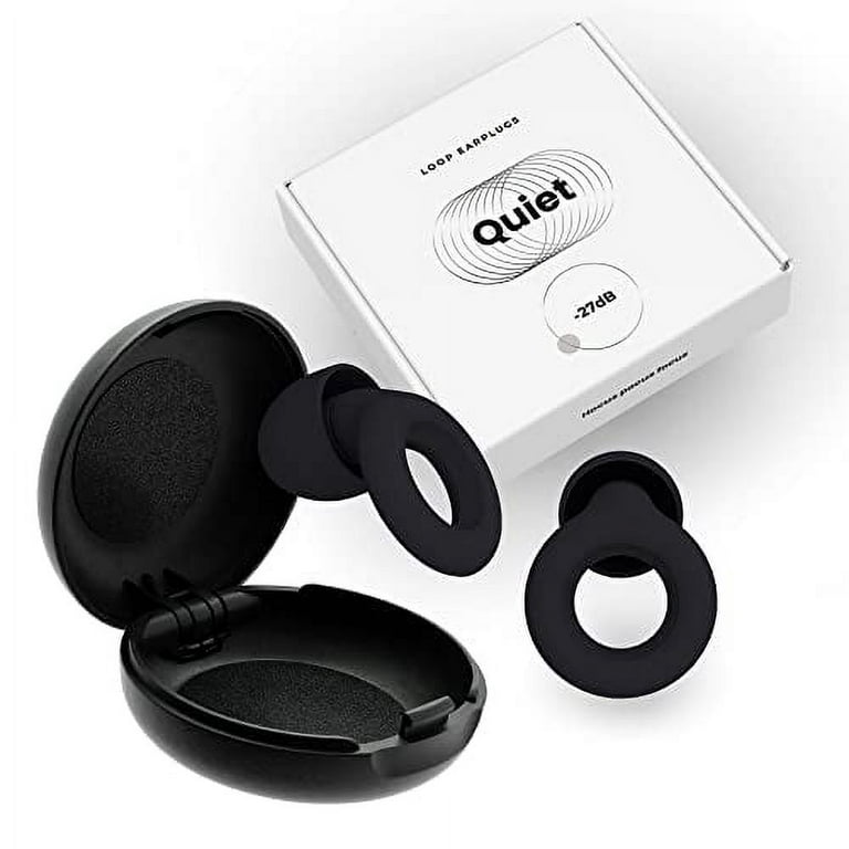 Loop Quiet - Ear Plugs for Sleep – Super Soft, Reusable Hearing Protection  in Flexible Silicone for Noise Reduction & Flights - 8 Ear Tips in XS, S