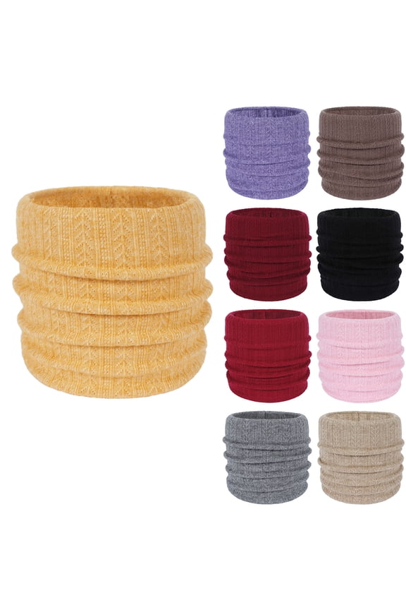 Loop Scarf for Men Women 100%Cotton KnitStretch Necks Warmer Windproof Coldproof Cozy Warm Winter Fall Neck Comfortable Going Out Face Neck Gaiter