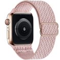 thumbnail image 1 of Loop Strap Compatible with Apple Watch Bands 38mm 40mm, Women Men Adjustable Stretch Sport Nylon Watch Bands , Pink, 1 of 6