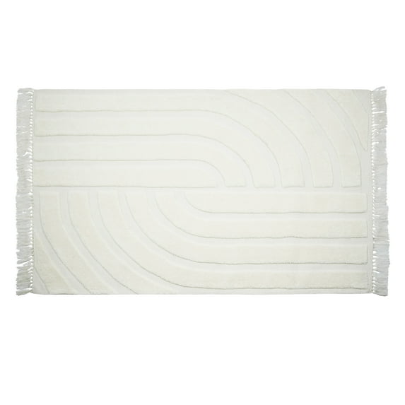 Loop White 8' x 10' Area Rug