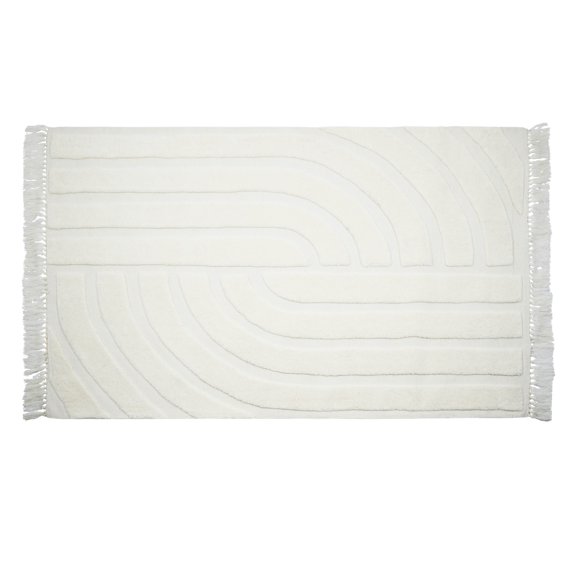 Loop White 8' x 10' Area Rug