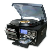 LoopTone Vinyl Record Player Bluetooth in/out Turntable CD Tape Radio USB Recorder Aux in RCA Out