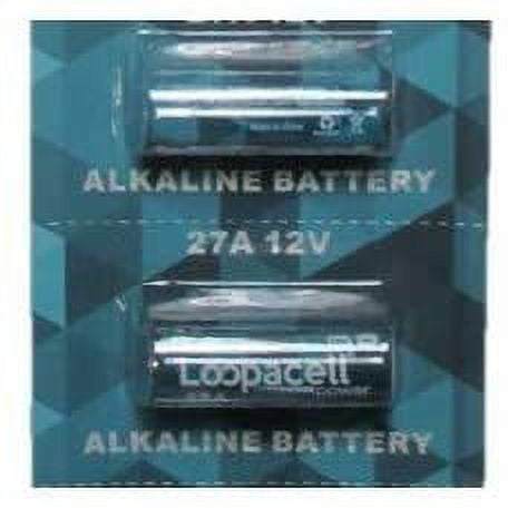 Loopacell 12 Volt Alkaline Batteries MN27 A27 27A 2 Pack